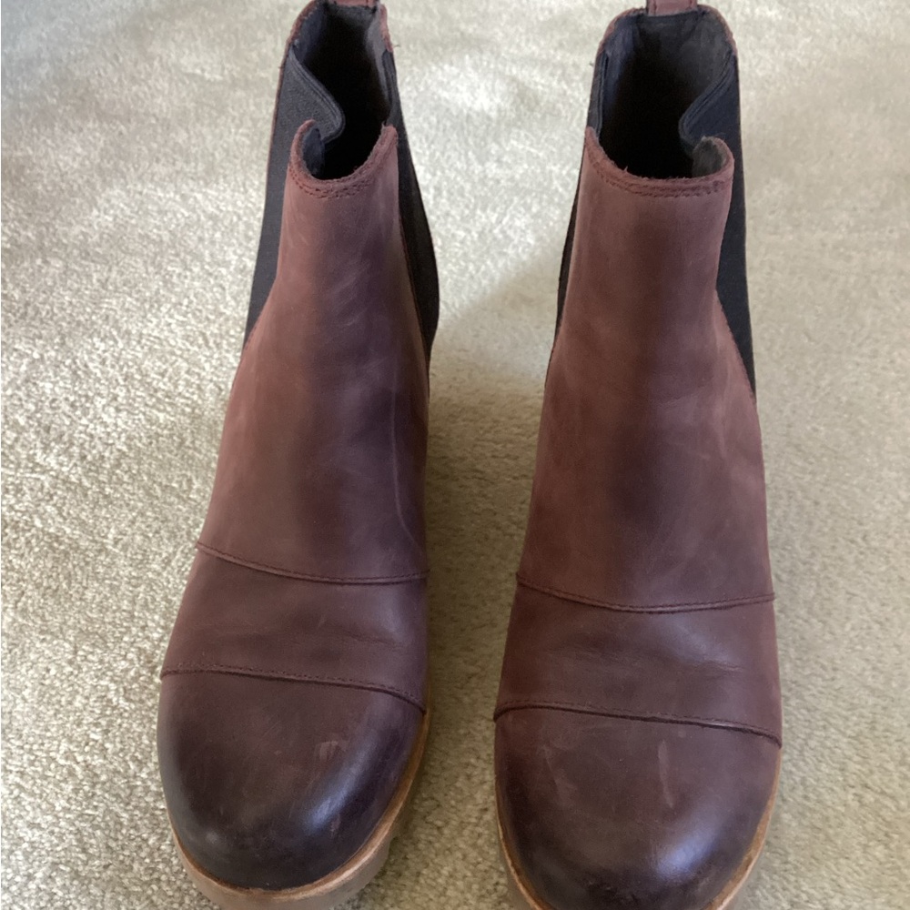 Sorel Lea Wedge Distressed Redwood